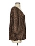 MICHAEL Michael Kors 100% Rayon Brown Tan 3/4 Sleeve Blouse Size S (estimated) - photo 4