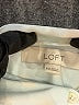 Ann Taylor LOFT 100% Polyester Polka Dots Ivory Long Sleeve Blouse Size XXS - photo 7