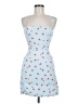 Beginning Boutique 100% Polyester Hearts Blue Cocktail Dress Size 9 - photo 1