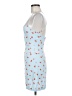 Beginning Boutique 100% Polyester Hearts Blue Cocktail Dress Size 9 - photo 5