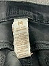 Justice Solid Black Jeggings Size 14 - photo 4