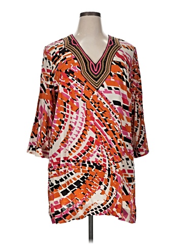 Dennis by Dennis Basso 3/4 Sleeve Blouse (view 1)
