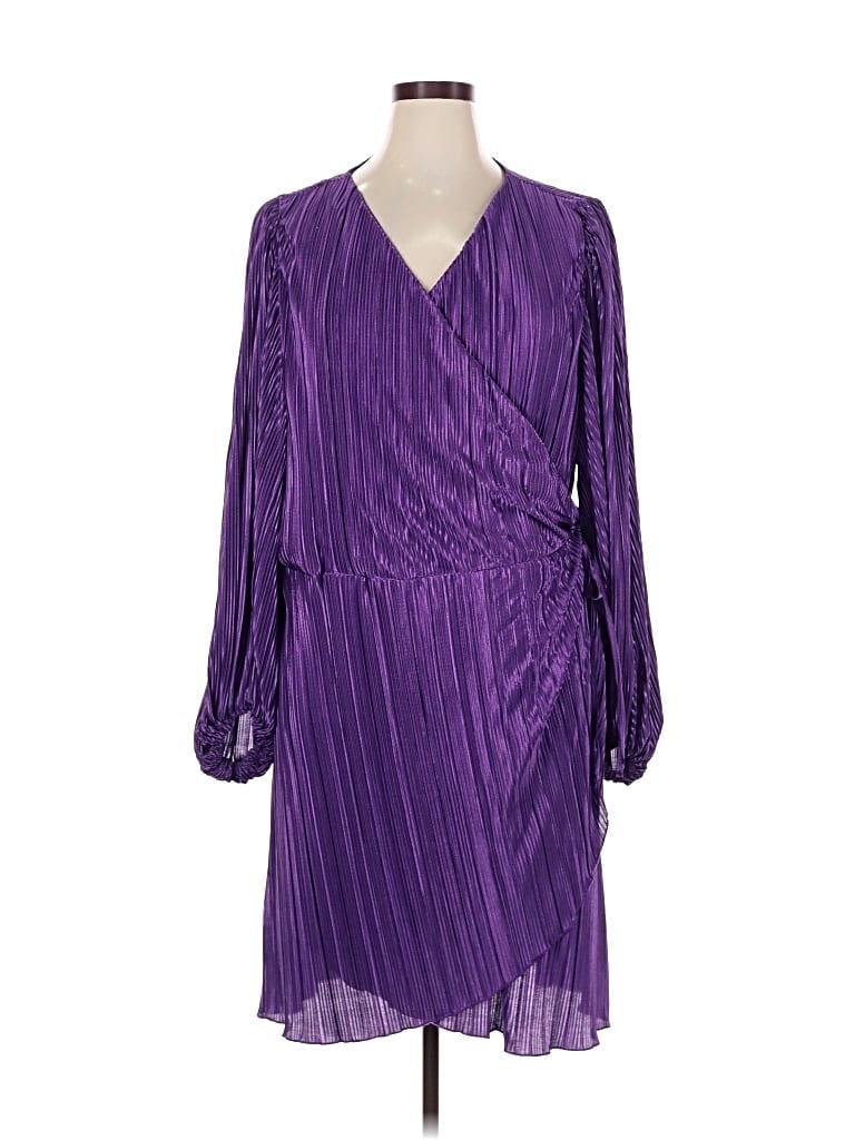 Pre-owned City Chic Cocktail Dress In Purple