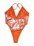 Shein Metallic Orange Bodysuit Size L - photo 2