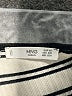 MNG Stripes Ivory Casual Dress Size XXS - photo 7