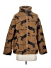 Boden 100% Polyester Animal Print Brown Coat Size 4 - photo 1