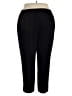 Casual Corner Annex Solid Black Casual Pants Size 24w - photo 2