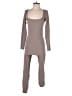 TnAction Solid Gray Jumpsuit Size S - photo 1