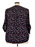 Torrid 100% Polyester Hearts Black 3/4 Sleeve Blouse Size 3X Plus (3) - photo 2