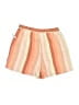 Caslon 100% Viscose Stripes Orange Shorts Size S - photo 2