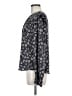 Evereve 100% Polyester Black Long Sleeve Blouse Size M - photo 5