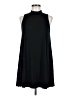 Soprano Solid Black Casual Dress Size M - photo 1