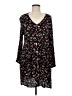 Hayden 100% Rayon Floral Black Casual Dress Size M - photo 1
