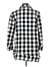 Tyler Boe 100% Cotton Checkered-gingham Silver Black Long Sleeve Button-Down Shirt Size L - photo 2
