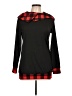 DRESSFO 100% Polyester Plaid Black Pullover Sweater Size L - photo 1
