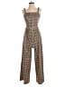 Shein Houndstooth Brown Jumpsuit Size 2 - photo 1