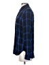 Treasure & Bond 100% Rayon Plaid Blue Long Sleeve Button-Down Shirt Size XXS - photo 5