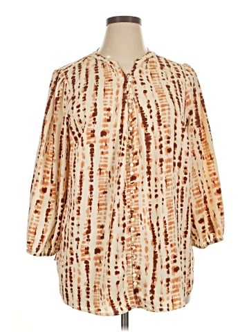 Monday Fun 3/4 Sleeve Blouse (view 1)
