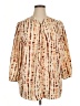 Monday Fun 100% Polyester Ivory 3/4 Sleeve Blouse Size 1X - photo 1