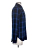 Treasure & Bond 100% Rayon Plaid Blue Long Sleeve Button-Down Shirt Size XXS - photo 4