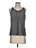 Ann Taylor Gray Sleeveless Silk Top Size 0 - photo 1