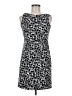 AGB Graphic Black Casual Dress Size 6 (petite) - photo 1
