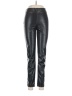 Max Studio 100% Polyurethane Metallic Black Active Pants Size M - photo 1
