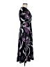 Perceptions Graphic Purple Casual Dress Size 6 (petite) - photo 4