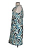 Jade Paisley Blue Cocktail Dress Size XS - photo 5