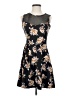mYTH Floral Black Cocktail Dress Size M - photo 1