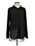 DKNYC 100% Polyester Black Long Sleeve Blouse Size S - photo 1