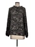 Ann Taylor LOFT Outlet 100% Polyester Silver Long Sleeve Blouse Size S - photo 1