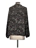 Ann Taylor LOFT Outlet 100% Polyester Silver Long Sleeve Blouse Size S - photo 2