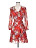 WYLDR 100% Polyester Floral Red Cocktail Dress Size S - photo 1