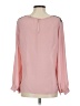Cleo 100% Polyester Pink Long Sleeve Blouse Size S - photo 2