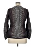 Nic + Zoe Houndstooth Black Pullover Sweater Size XL - photo 2