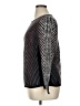 Nic + Zoe Houndstooth Black Pullover Sweater Size XL - photo 5