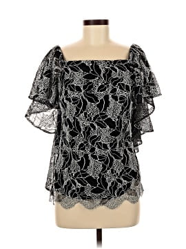 Halston Heritage Short Sleeve Blouse