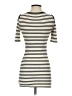 MNG Stripes Ivory Casual Dress Size XXS - photo 2