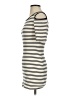 MNG Stripes Ivory Casual Dress Size XXS - photo 5