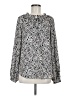 A New Day 100% Polyester Silver Long Sleeve Blouse Size M - photo 1