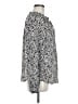 A New Day 100% Polyester Silver Long Sleeve Blouse Size M - photo 4