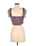 Unbranded Purple Short Sleeve Top Size M - photo 2