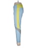 Zelos Color Block Blue Active Pants Size L - photo 5