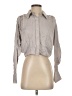 Zara Gray Long Sleeve Blouse Size XS - photo 1