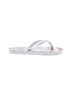 Unbranded White Flip Flops Size 6 1/2 (kids) - photo 1