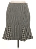 Ann Taylor Houndstooth Gray Formal Skirt Size 6 - photo 1