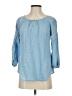 Soirée Blue 3/4 Sleeve Blouse Size S - photo 1