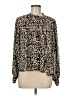 MNG Gold Long Sleeve Blouse Size 6 - photo 1