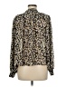 MNG Gold Long Sleeve Blouse Size 6 - photo 2